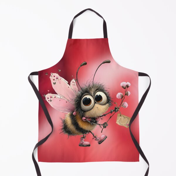 Item preview, Cute Valentine Bumblebee with Pink Wings and Flowers designed and sold by Fantacaroo Designs.