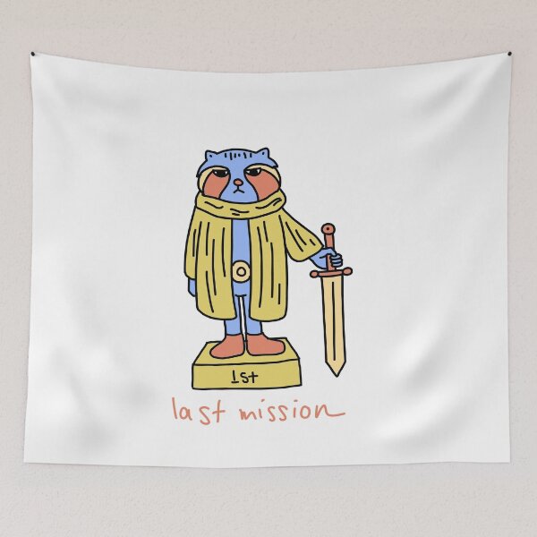 Item preview, Last Mission Warrior Cat Illustration designed and sold by Baby-Care.