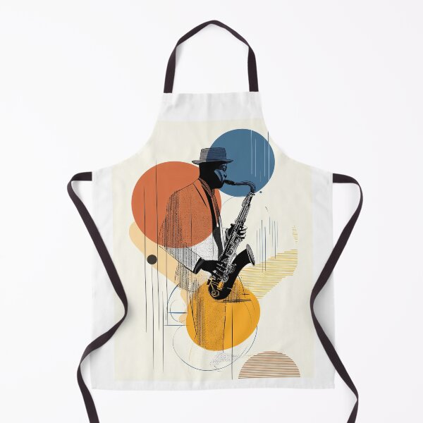 Item preview, Jazz Saxophonist in Geometric Design designed and sold by lautir.