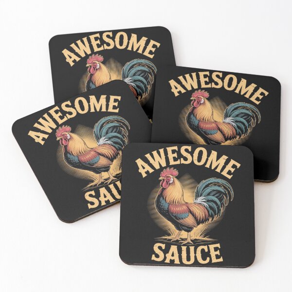 Item preview, Awesome Sauce Rooster Chicken Lover designed and sold by MarryIsMonth.