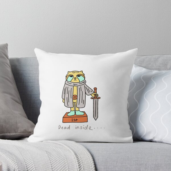 Item preview, Dead Inside Warrior Cat Illustration designed and sold by Baby-Care.
