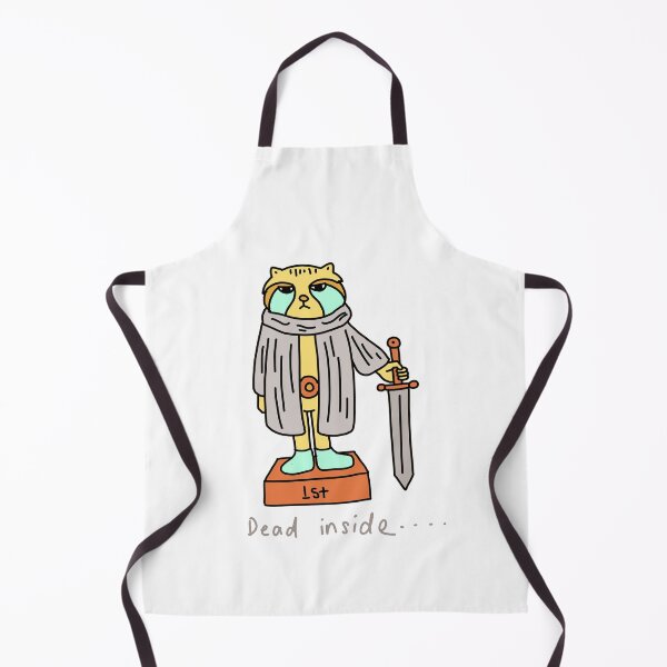 Item preview, Dead Inside Warrior Cat Illustration designed and sold by Baby-Care.