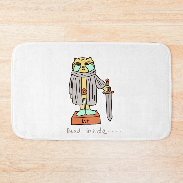 Item preview, Dead Inside Warrior Cat Illustration designed and sold by Baby-Care.