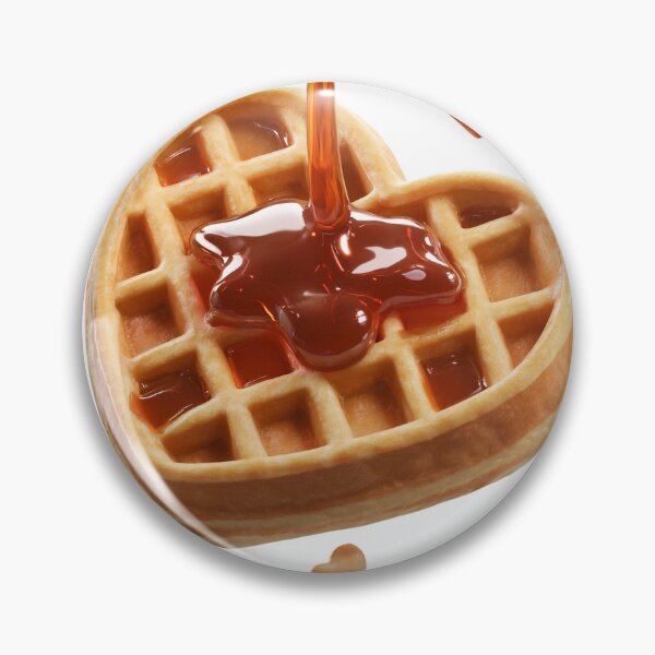 Item preview, Heart Shaped Waffle 3D Realistic Valentine's Day Foodie Style designed and sold by BigStar-Cart.