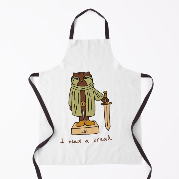 Item preview, I Need a Break Warrior Cat Illustration designed and sold by Baby-Care.