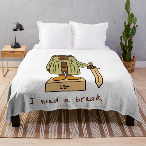 Item preview, I Need a Break Warrior Cat Illustration designed and sold by Baby-Care.