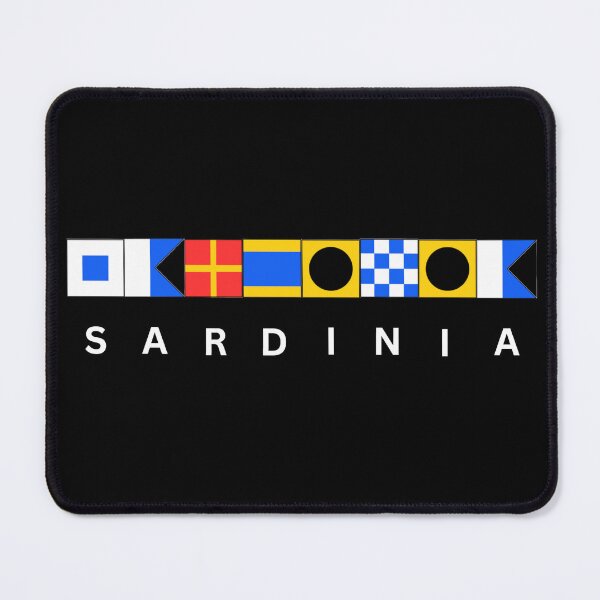 Item preview, Sardinia Nautical Flag designed and sold by TideThreadsUK.