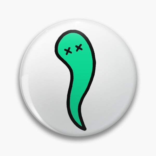 Item preview, Ghosty w/ Crossed Out Eyes (Aqua Green) designed and sold by GH.