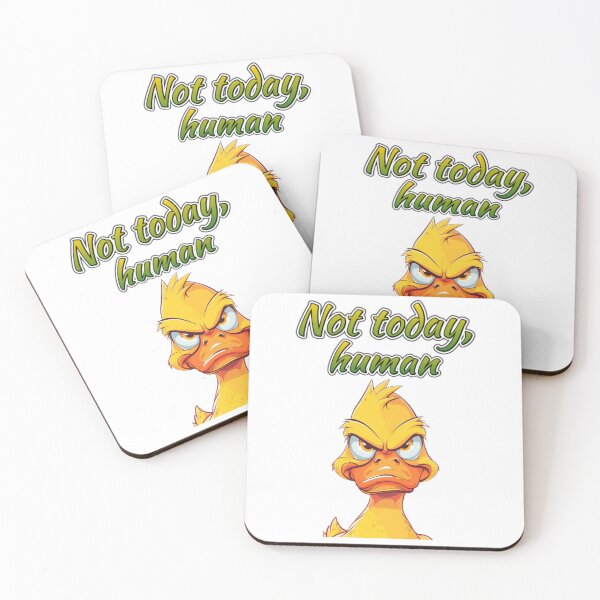 Item preview, Sassy Duck Reactions – Not Today, Human Meme Duck designed and sold by MiraLumeStudio.