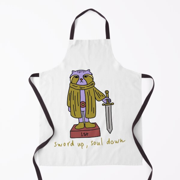 Item preview, Sword Up Soul Down Tired Warrior Cat designed and sold by Baby-Care.