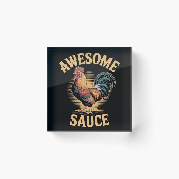 Item preview, Awesome Sauce Rooster   designed and sold by MarryIsMonth.