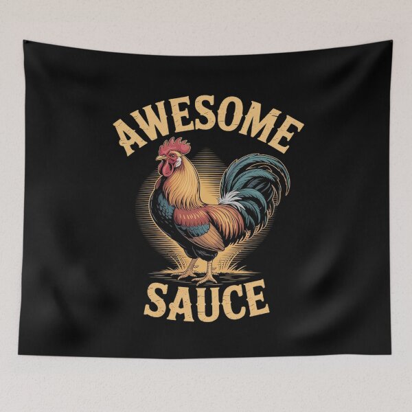 Item preview, Awesome Sauce Rooster   designed and sold by MarryIsMonth.