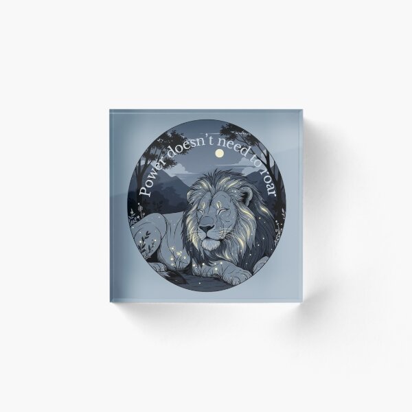 Item preview, El poder no necesita rugir - Majestic Lion Design designed and sold by soletstudio.