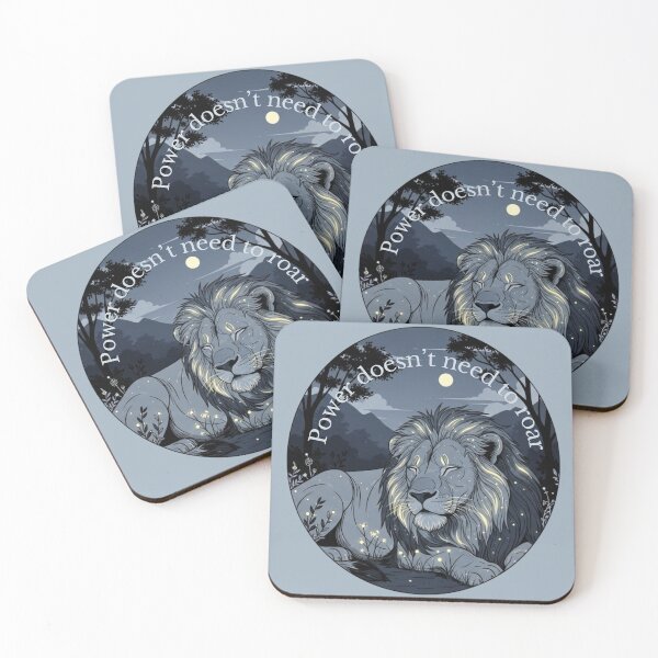 Item preview, Power Doesn’t Need to Roar - Majestic Lion Design designed and sold by soletstudio.