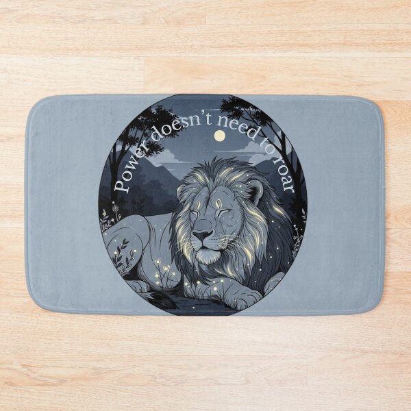 Item preview, Power Doesn’t Need to Roar - Majestic Lion Design designed and sold by soletstudio.