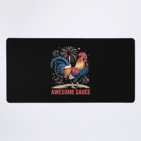 Item preview, Awesome Sauce Rooster 4th Of July America Flag designed and sold by FadeOfThrone.