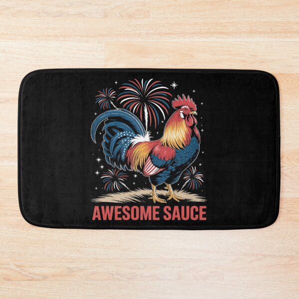Item preview, Awesome Sauce Rooster 4th Of July America Flag designed and sold by FadeOfThrone.