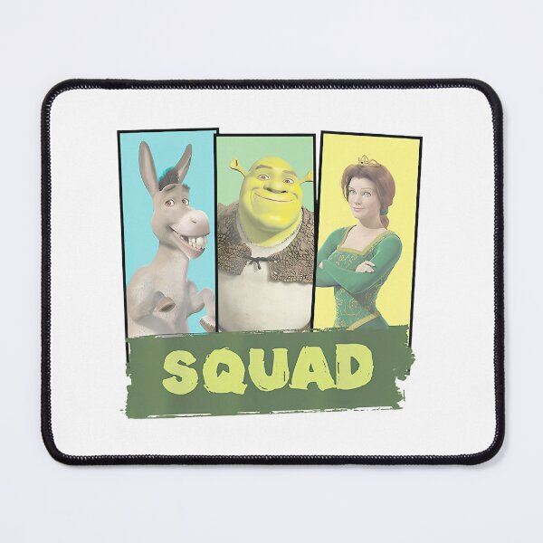 Item preview, Shrek Squad Group Shot Panel Lineup Swamped Vintage Cartoon designed and sold by Wesley Brown.