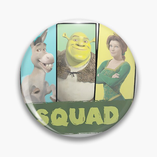 Item preview, Shrek Squad Group Shot Panel Lineup Swamped Vintage Cartoon designed and sold by Wesley Brown.