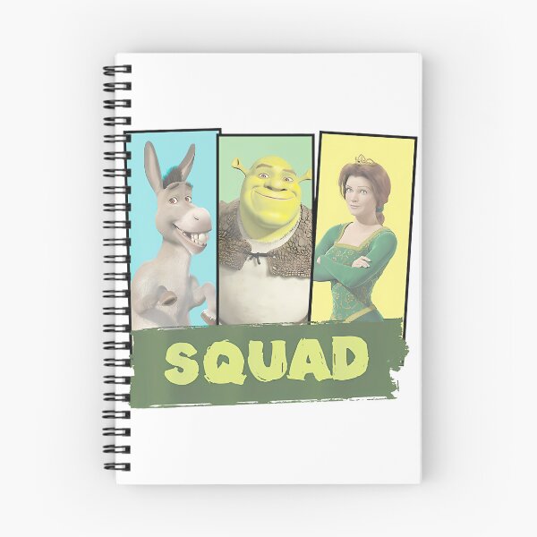Item preview, Shrek Squad Group Shot Panel Lineup Swamped Vintage Cartoon designed and sold by Wesley Brown.