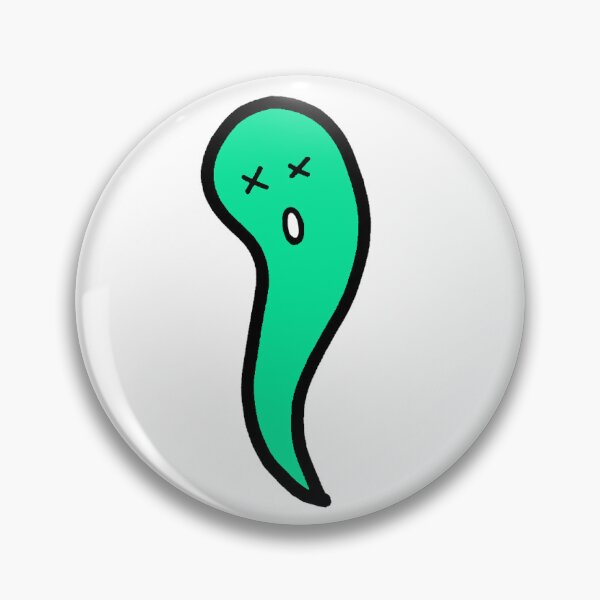 Item preview, Ghosty w/ Crossed Out Eyes (Aqua Green) designed and sold by GH.