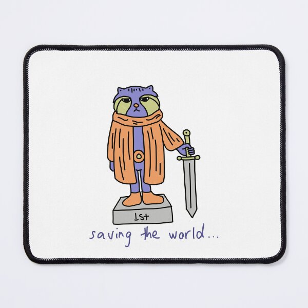 Item preview, Saving the World Tired Warrior Cat designed and sold by Baby-Care.
