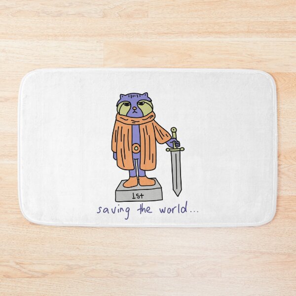 Item preview, Saving the World Tired Warrior Cat designed and sold by Baby-Care.