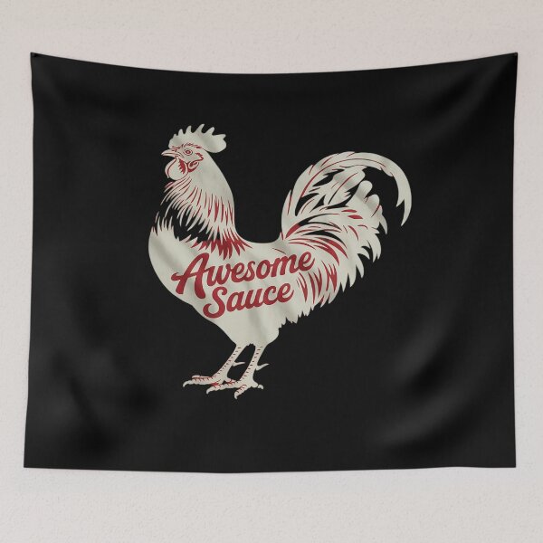 Item preview, Awesome Sauce Rooster Chicken designed and sold by FadeOfThrone.