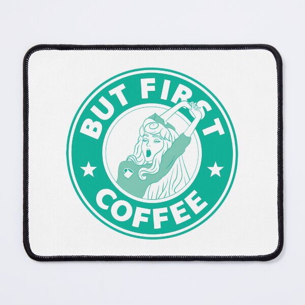 Item preview, But First Coffee Sleeping Beauty designed and sold by Wesley Brown.