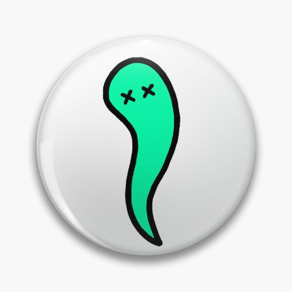 Item preview, Ghosty w/ Crossed Out Eyes (Aqua Green) designed and sold by GH.