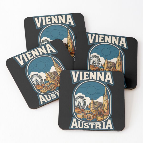 Item preview, Vienna Austria Europe Retro Vintage Travel designed and sold by TomFrontierArt.