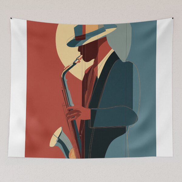 Item preview, Saxophonist in a Hat designed and sold by lautir.