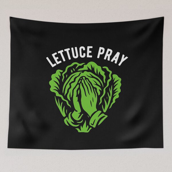 Item preview, Lettuce pray - pun designed and sold by Halfstone.