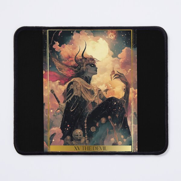 Item preview, XV The Devil Tarot Card Illustration designed and sold by Thunderg1rl.