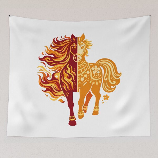 Item preview, Dual Flame Prosperity Horse designed and sold by Vendeloc.