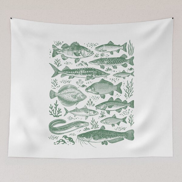 Item preview, Fishing, Fish Species, Fish Science, Angler Gift designed and sold by Halfstone.