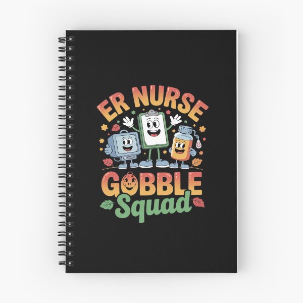 Item preview, ER Nurse Gobble Squad ER Nurse Turkey Lover Thanksgiving designed and sold by AquaKiev.