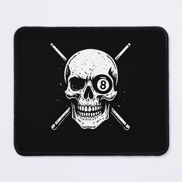 Item preview, Skull head - Eight Ball - Billiards Player designed and sold by Halfstone.
