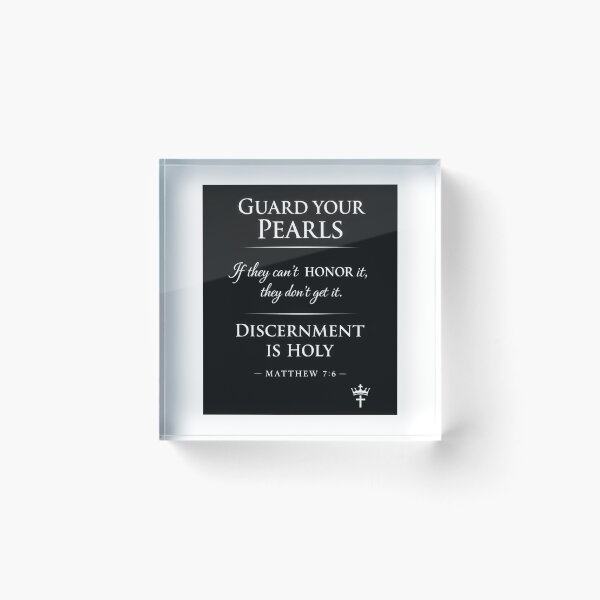 Item preview, guard your pearls discernment is holy designed and sold by ocd_Jessica.