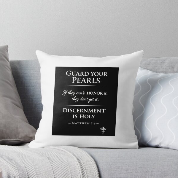 Item preview, guard your pearls discernment is holy designed and sold by ocd_Jessica.