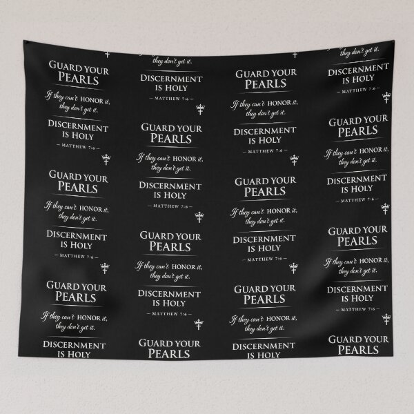 Item preview, guard your pearls discernment is holy designed and sold by OCD_JESSICA.