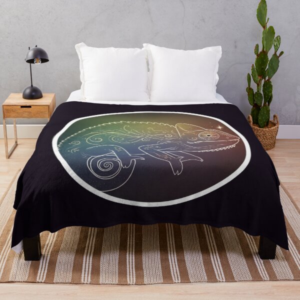 Item preview, Cosmic Chameleon - Celestial Animal Art designed and sold by soletstudio.