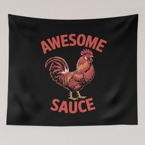 Item preview, Awesome Sauce With Picture Of Rooster 6 designed and sold by FadeOfThrone.