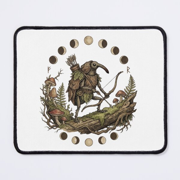 Item preview, Vintage Weevil Archer Art | Celestial Forest Bug & Moon Phase Magic designed and sold by SlomianyPisarz.
