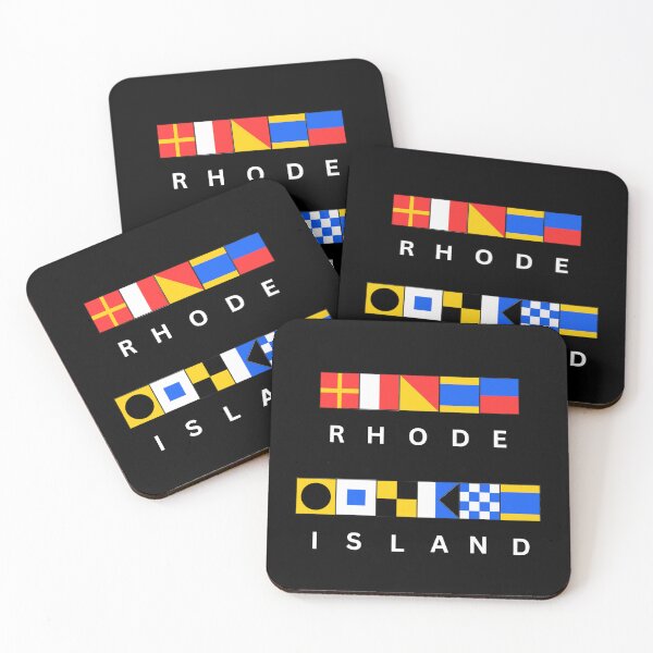 Item preview, Rhode island Nautical Flag designed and sold by TideThreadsUK.