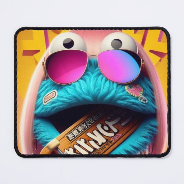 Item preview, CRUMB-CORE GLITCHBEAST: Pearls, Pink Hair & Pixel Appetite designed and sold by Print Fiction.