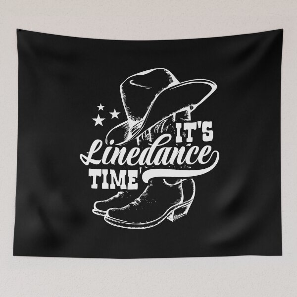 Item preview, It's line dancing time, line dancing, country USA designed and sold by Halfstone.
