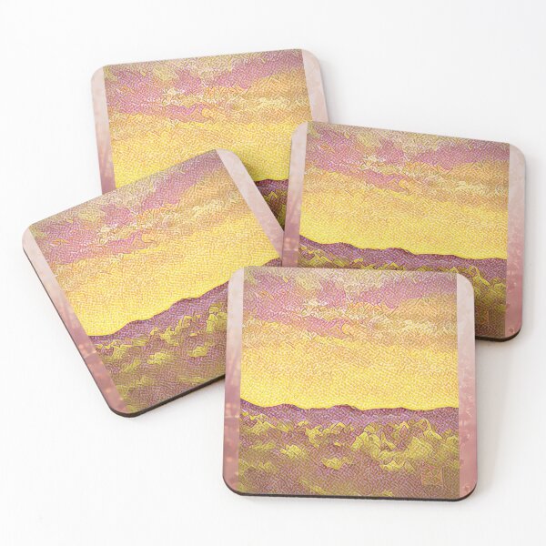 Item preview, New Mexico Landscape, pointillist style designed and sold by oh-bi-me.