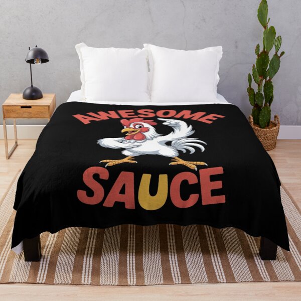 Item preview, Awesome Sauce with Picture of Rooster Dabbing Rooster designed and sold by MarryIsMonth.