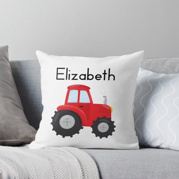 Item preview, Elizabeth Personalized Red Tractor designed and sold by lifeintoart.